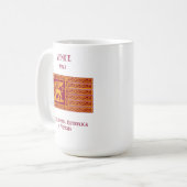 Flagge der Republik Venedig Kaffeetasse (Vorderseite Links)