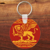 Flagge der Republik Venedig Schlüsselanhänger (Vorderseite)