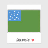 Flagge der Republik Vermont Aufkleber (Blatt)