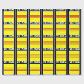 Flagge der Republik von Vietnam Cờ vàng Ba sọc đỏ Geschenkpapier (Flach)