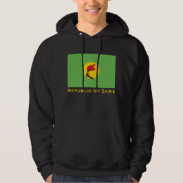 Flagge der Republik Zaire Hoodie