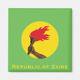 Flagge der Republik Zaire Magnet