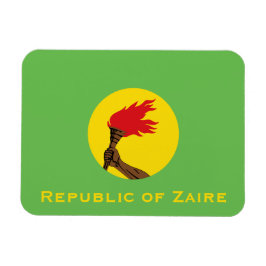 Flagge der Republik Zaire Magnet