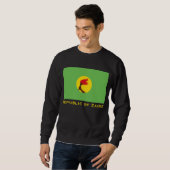 Flagge der Republik Zaire Sweatshirt (Vorne ganz)