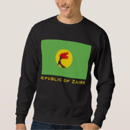 Flagge der Republik Zaire Sweatshirt