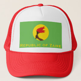 Flagge der Republik Zaire Truckerkappe