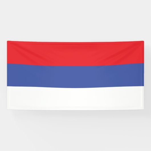 Flagge der Republika Srpska Banner (Horizontal)