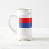 Flagge der Republika Srpska Bierglas (Links)