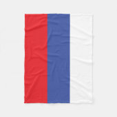Flagge der Republika Srpska Fleecedecke (Vorderseite)