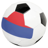 Flagge der Republika Srpska Fußball (Dreiviertel)