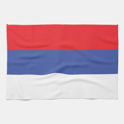 Flagge der Republika Srpska Geschirrtuch (Horizontal)