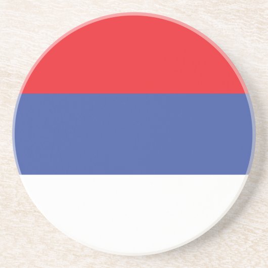 Flagge der Republika Srpska Getränkeuntersetzer (Vorne)