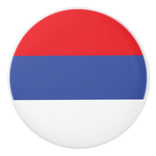 Flagge der Republika Srpska Keramikknauf