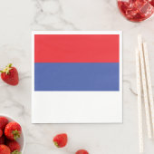 Flagge der Republika Srpska Serviette (Beispiel)