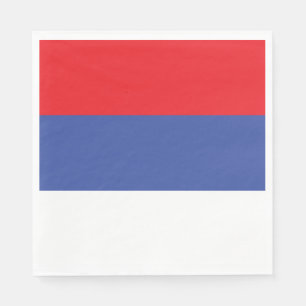 Flagge der Republika Srpska Serviette