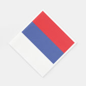 Flagge der Republika Srpska Serviette (Ecke)