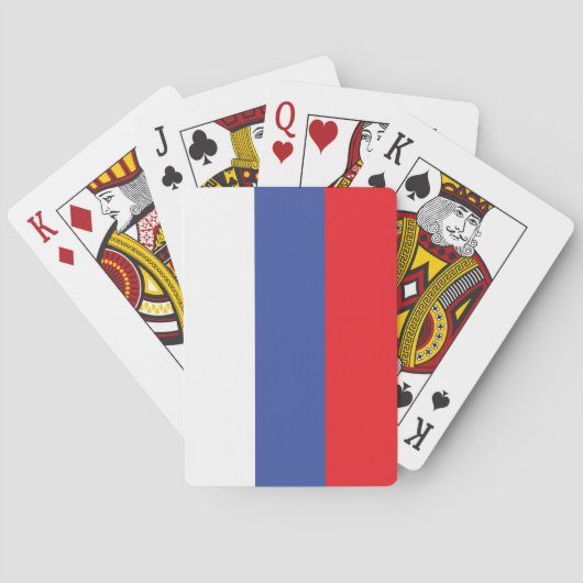 Flagge der Republika Srpska Spielkarten (Rückseite)