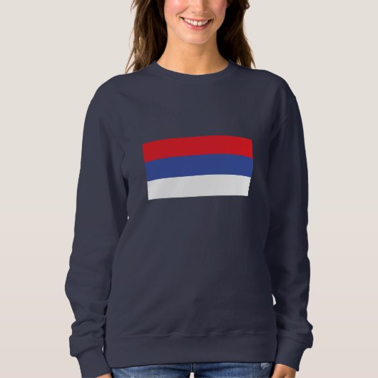 Flagge der Republika Srpska Sweatshirt (Vorderseite)