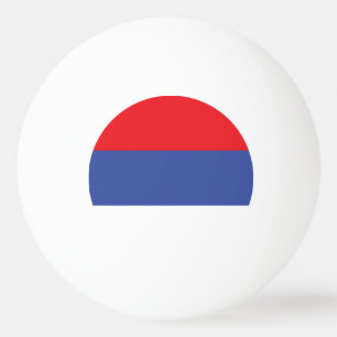 Flagge der Republika Srpska Tischtennisball