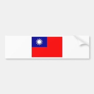 Flagge der Republiks China (Taiwan) - 中華民國國旗 Autoaufkleber