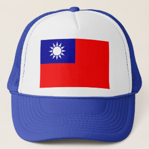 Flagge der Republiks China (Taiwan) - 中華民國國旗 Truckerkappe