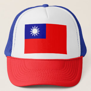Flagge der Republiks China (Taiwan) - 中華民國國旗 Truckerkappe