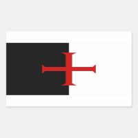 Flagge der Ritter Templar