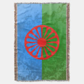 Flagge der Roma Decke (Vorderseite Vertikal)