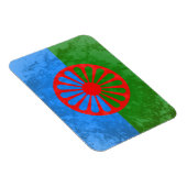 Flagge der Roma Magnet (Rechte Seite)