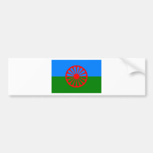 Flagge der Romani Leute - Romani Flagge Autoaufkleber