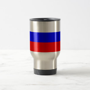Flagge der Russischen Föderation - Ф л а г Р с о с Reisebecher