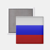 Flagge der Russischen Föderation Magnet (Vorderseite/Rückseite)