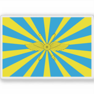Flagge der russischen Luft- und Raumfahrtkräfte Aufkleber
