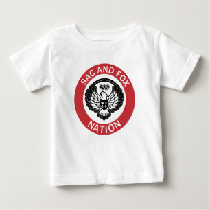 Flagge der Sac and Fox Nation Oklahoma Baby T-shirt