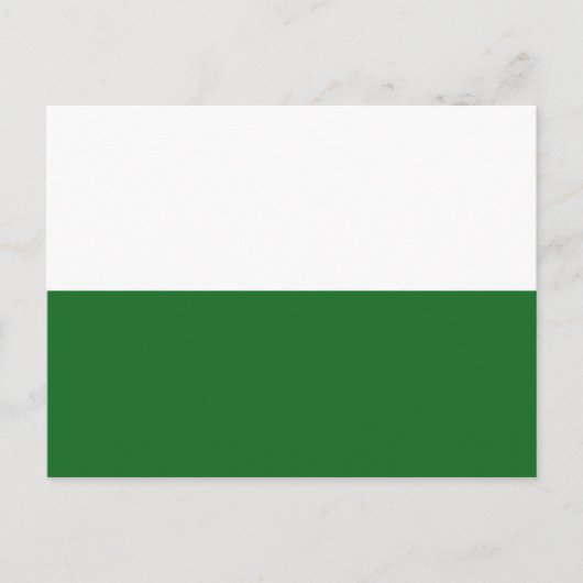 Flagge der sächsischen Postkarte (Vorderseite)