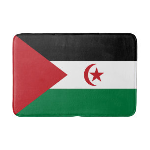 Flagge der Sahrawi Arabischen Demokratischen Repub Badematte