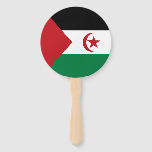 Flagge der Sahrawi Arabischen Demokratischen Repub Fächer