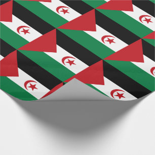 Flagge der Sahrawi Arabischen Demokratischen Repub Geschenkpapier
