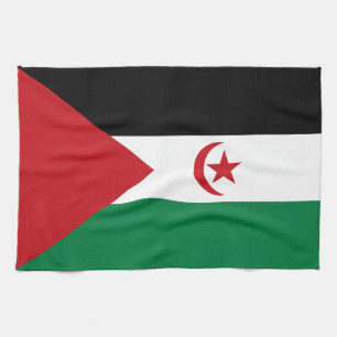 Flagge der Sahrawi-Arabischen Demokratischen Repub Geschirrtuch