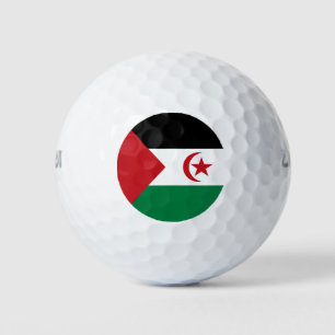 Flagge der Sahrawi Arabischen Demokratischen Repub Golfball
