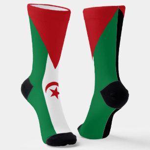 Flagge der Sahrawi Arabischen Demokratischen Repub Socken