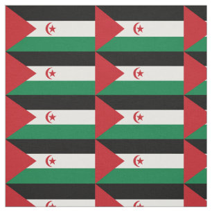 Flagge der Sahrawi-Arabischen Demokratischen Repub Stoff