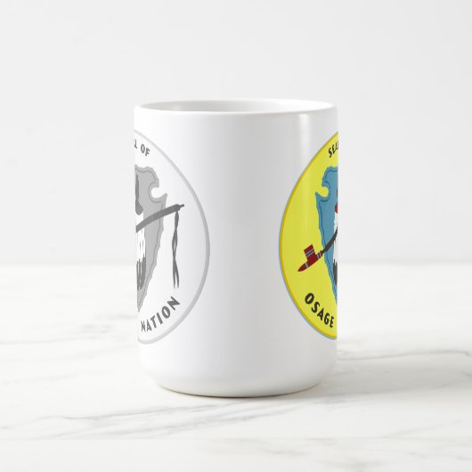 Flagge der Salbei-Nation Kaffeetasse (Mittel)