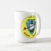 Flagge der Salbei-Nation Kaffeetasse (VorderseiteRechts)