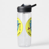Flagge der Salbei-Nation Trinkflasche (Links)