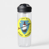 Flagge der Salbei-Nation Trinkflasche (Vorderseite)