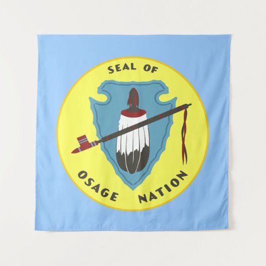 Flagge der Salbei-Nation Wandteppich (Vorderseite)