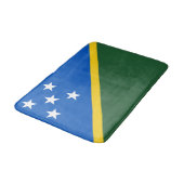 Flagge der Salomonen Badematte (Schrägansicht)