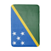 Flagge der Salomonen Badematte (Vorderseite Vertikal)