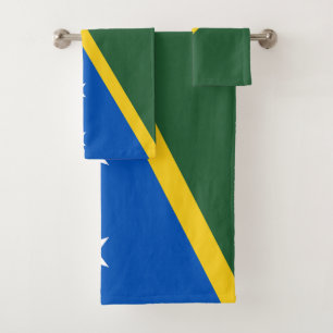 Flagge der Salomonen Badhandtuch Set